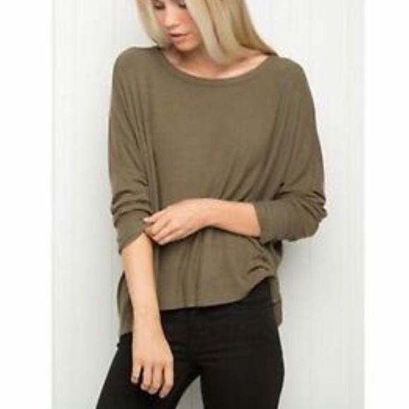 SOLD Brandy Melville Soft Ribbed Long Sleeves - Picture 4 of 4